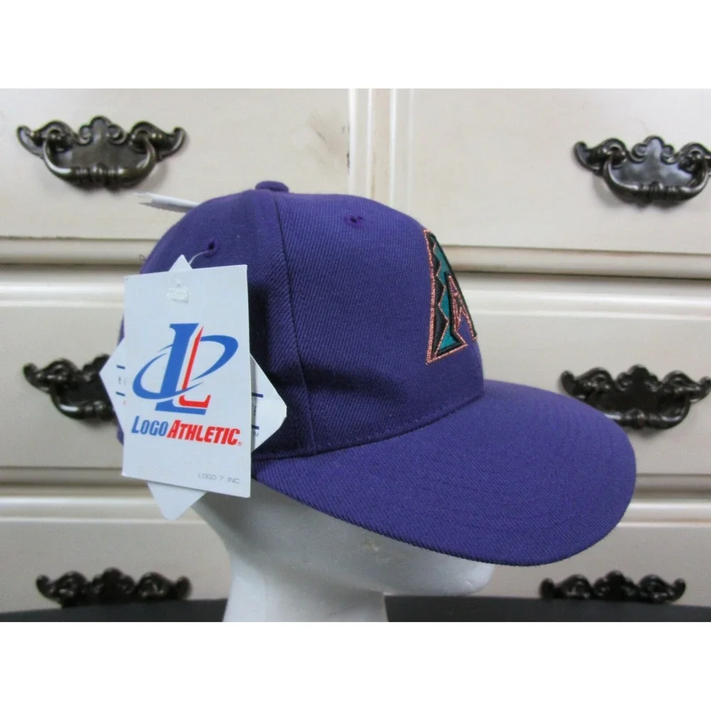 Vintage 1990s Arizona Diamondbacks‎ NWT Logo Athletic Snapback Hat Cap Deadstock